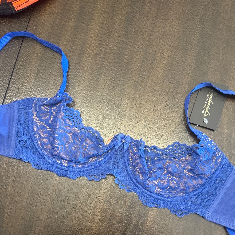 Frederick's of Hollywood Royal Blue Lace Bra